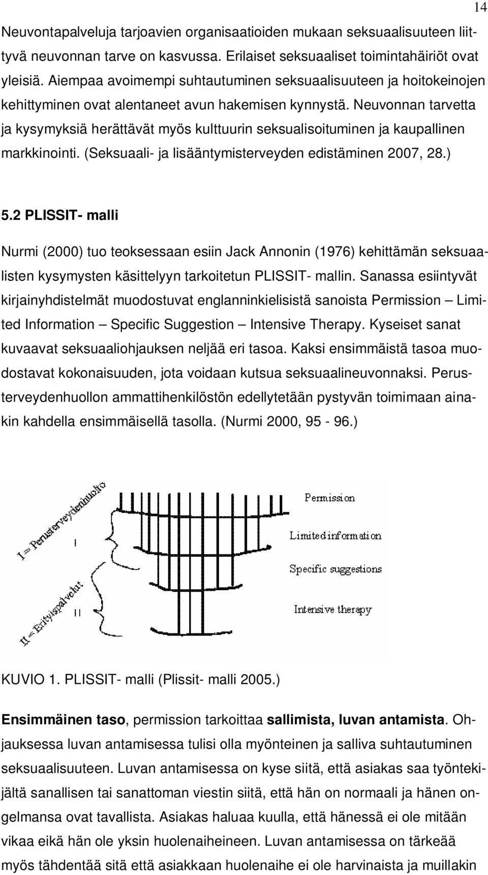 Neuvonnan tarvetta ja kysymyksiä herättävät myös kulttuurin seksualisoituminen ja kaupallinen markkinointi. (Seksuaali- ja lisääntymisterveyden edistäminen 2007, 28.) 5.