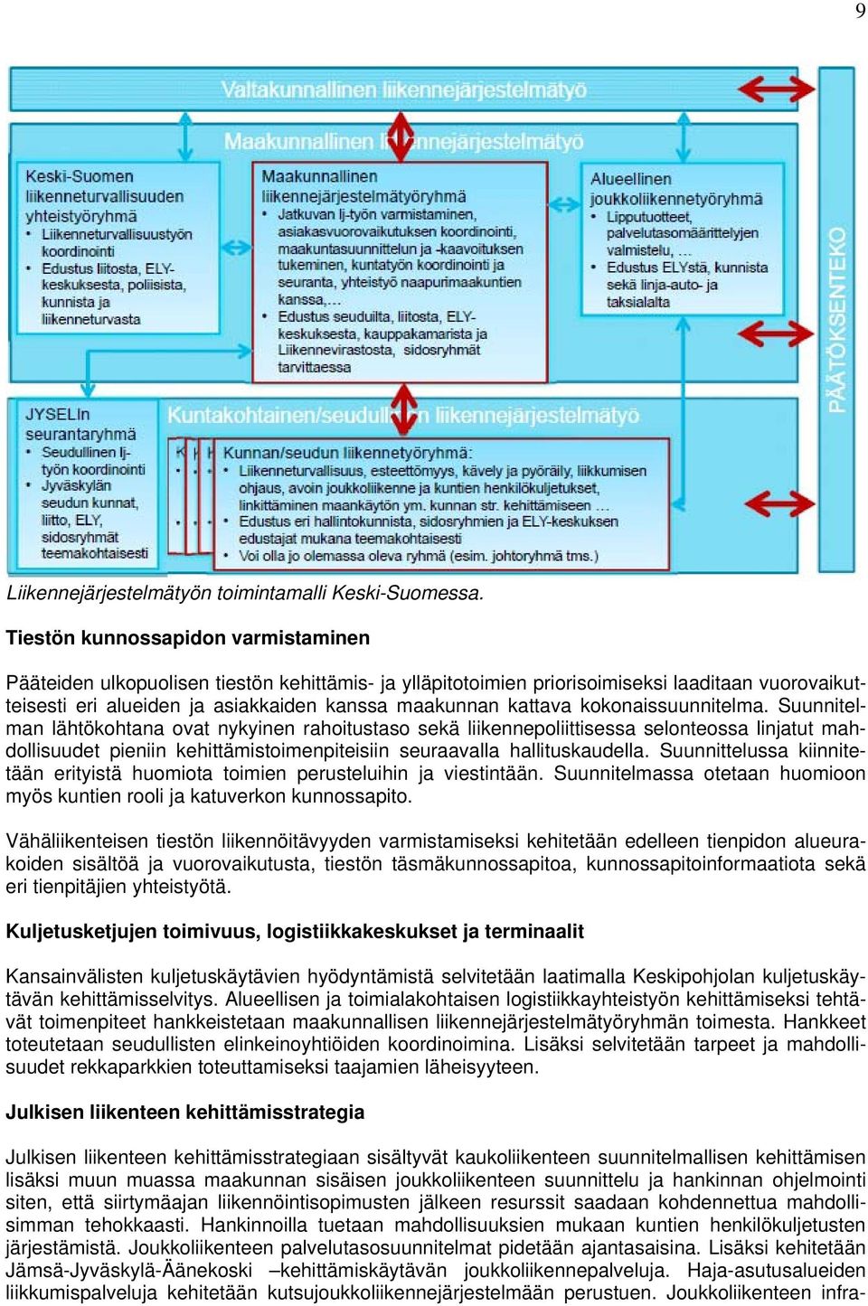 kokonaissuunnitelma. Suunnitelman lähtökohtana ovat nykyinen rahoitustaso sekä liikennepoliittisessa selonteossa linjatut mahdollisuudet pieniin kehittämistoimenpiteisiin seuraavalla hallituskaudella.