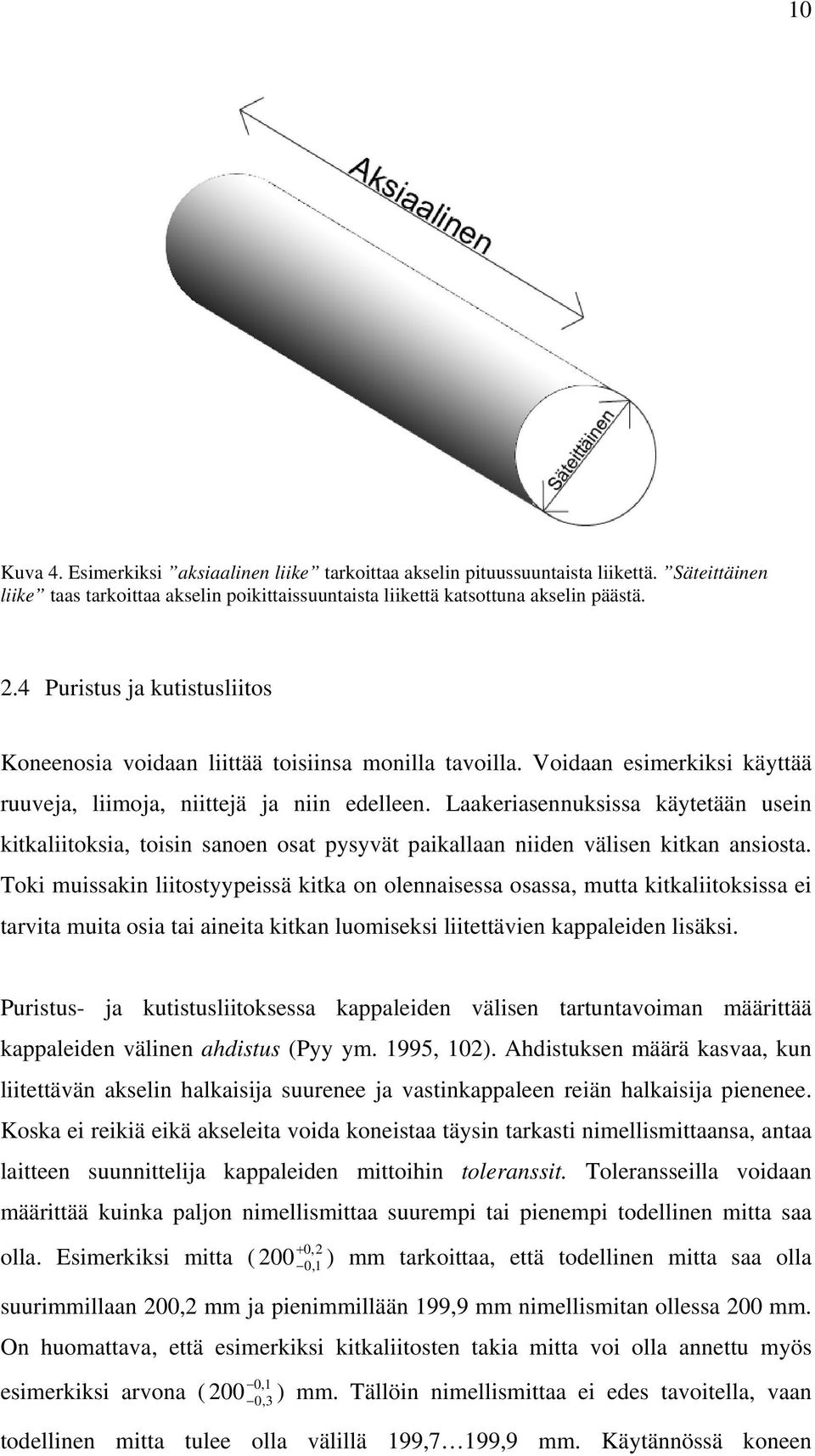 Laakeriasennuksissa käytetään usein kitkaliitoksia, toisin sanoen osat pysyvät paikallaan niiden välisen kitkan ansiosta.