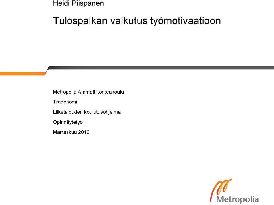 Ammattikorkeakoulu Tradenomi