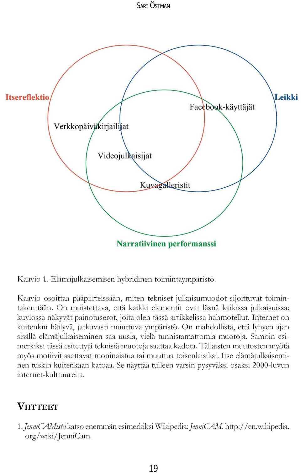 Internet on kuitenkin häilyvä, jatkuvasti muuttuva ympäristö. On mahdollista, että lyhyen ajan sisällä elämäjulkaiseminen saa uusia, vielä tunnistamattomia muotoja.