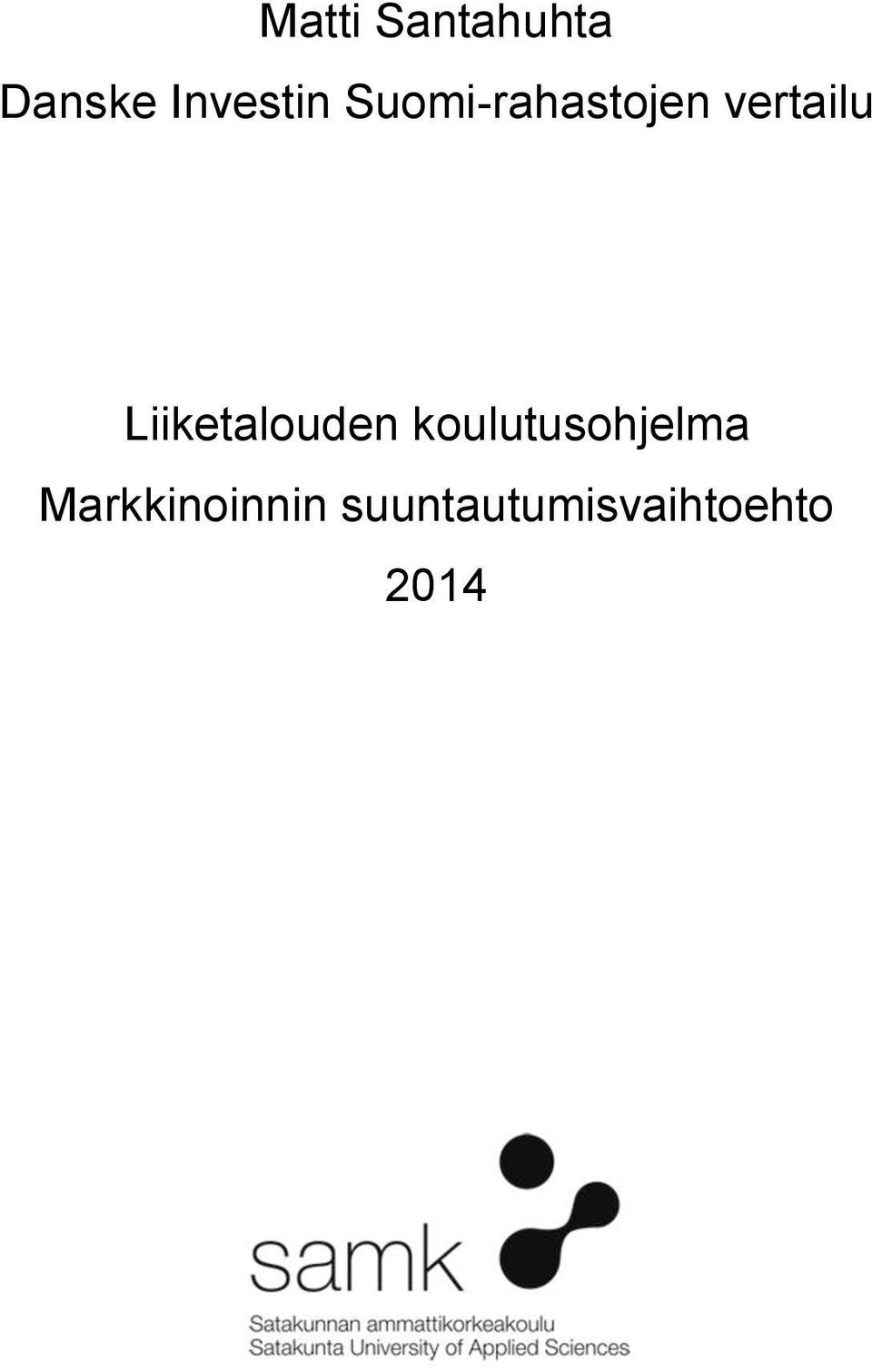 Liiketalouden koulutusohjelma