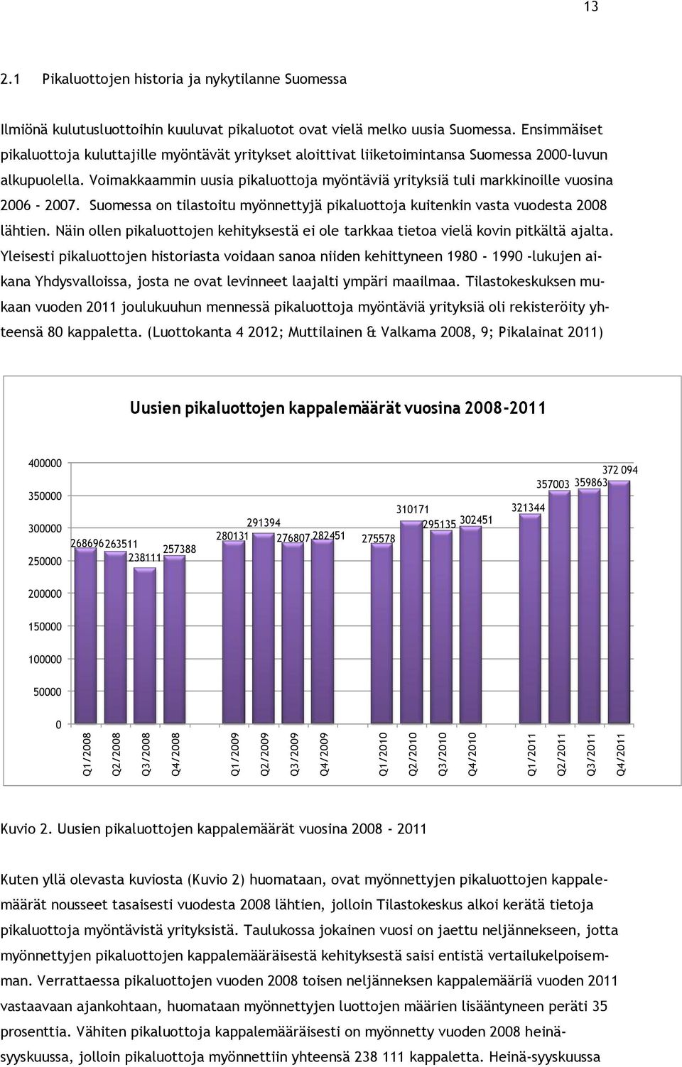 Ensimmäiset pikaluottoja kuluttajille myöntävät yritykset aloittivat liiketoimintansa Suomessa 2000-luvun alkupuolella.