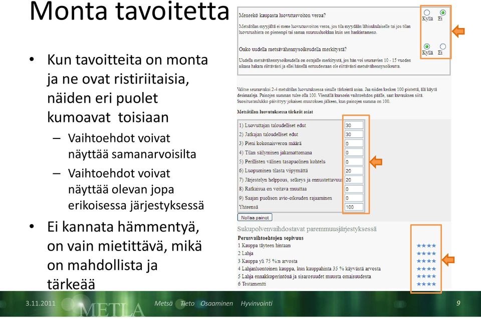 samanarvoisilta Vaihtoehdot voivat näyttää olevan jopa erikoisessa