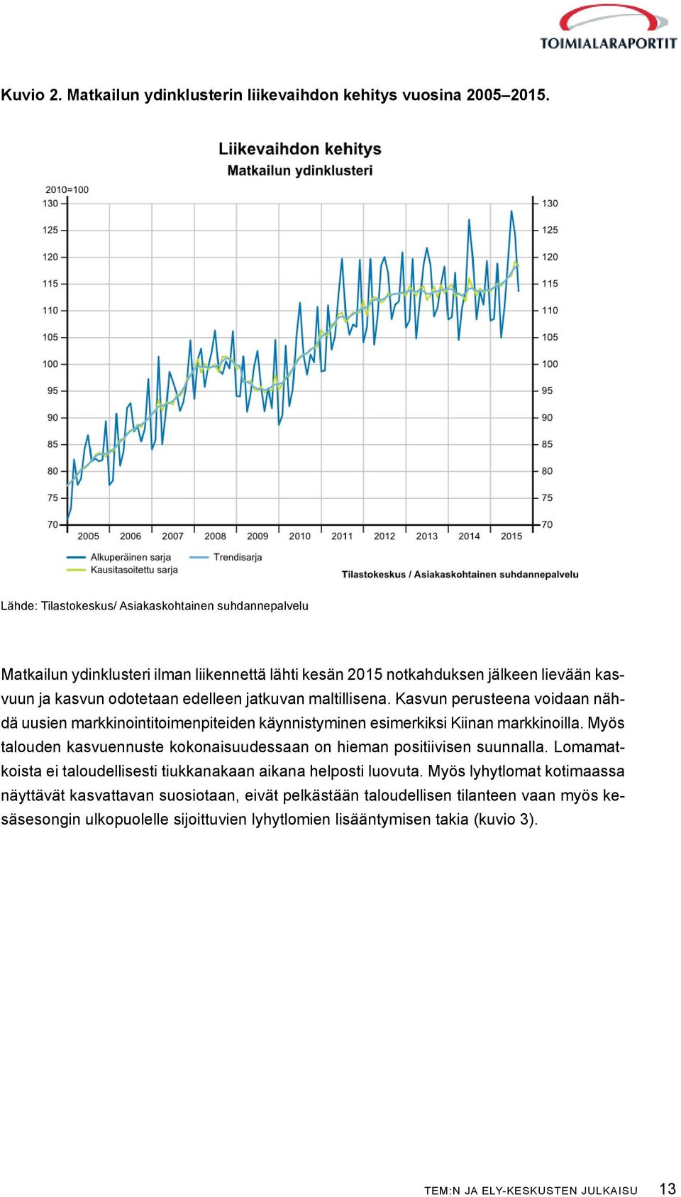 maltillisena. Kasvun perusteena voidaan nähdä uusien markkinointitoimenpiteiden käynnistyminen esimerkiksi Kiinan markkinoilla.