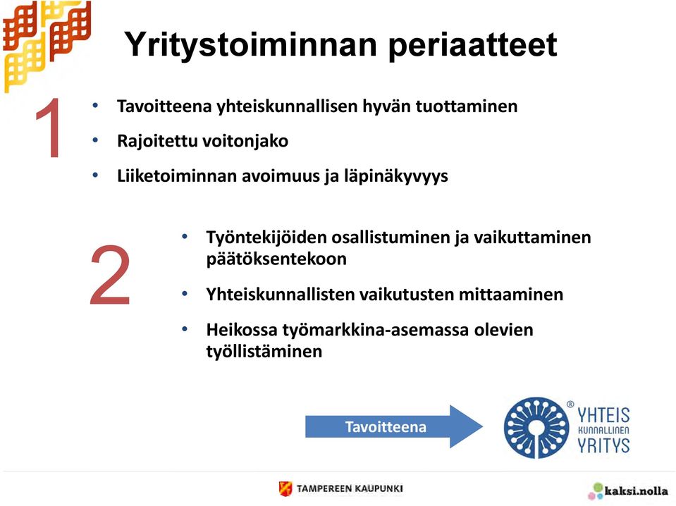 osallistuminen ja vaikuttaminen päätöksentekoon Yhteiskunnallisten