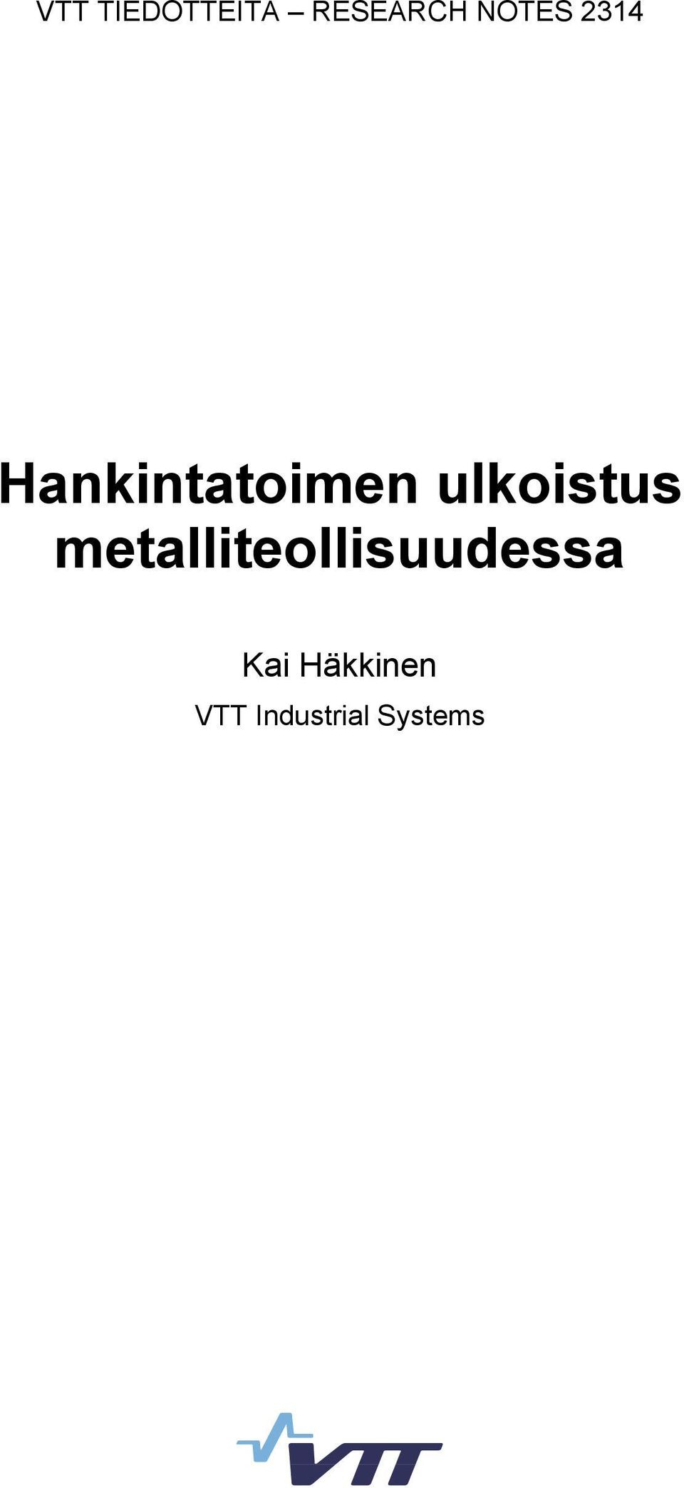 ulkoistus