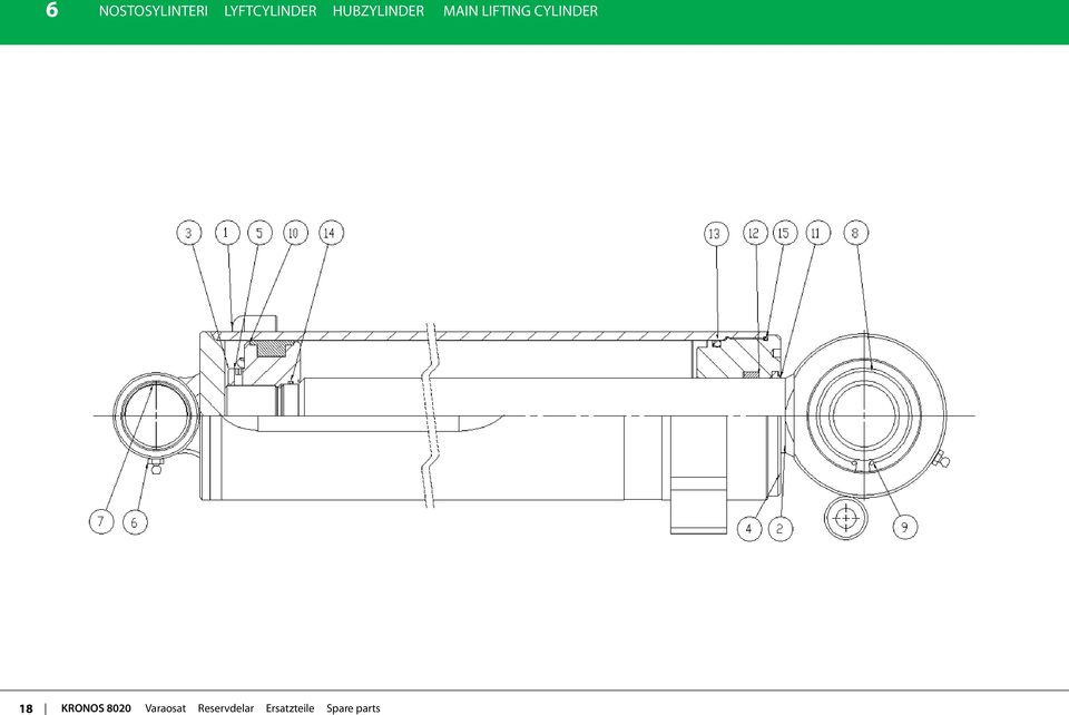 CYLINDER 18 KRONOS 8020