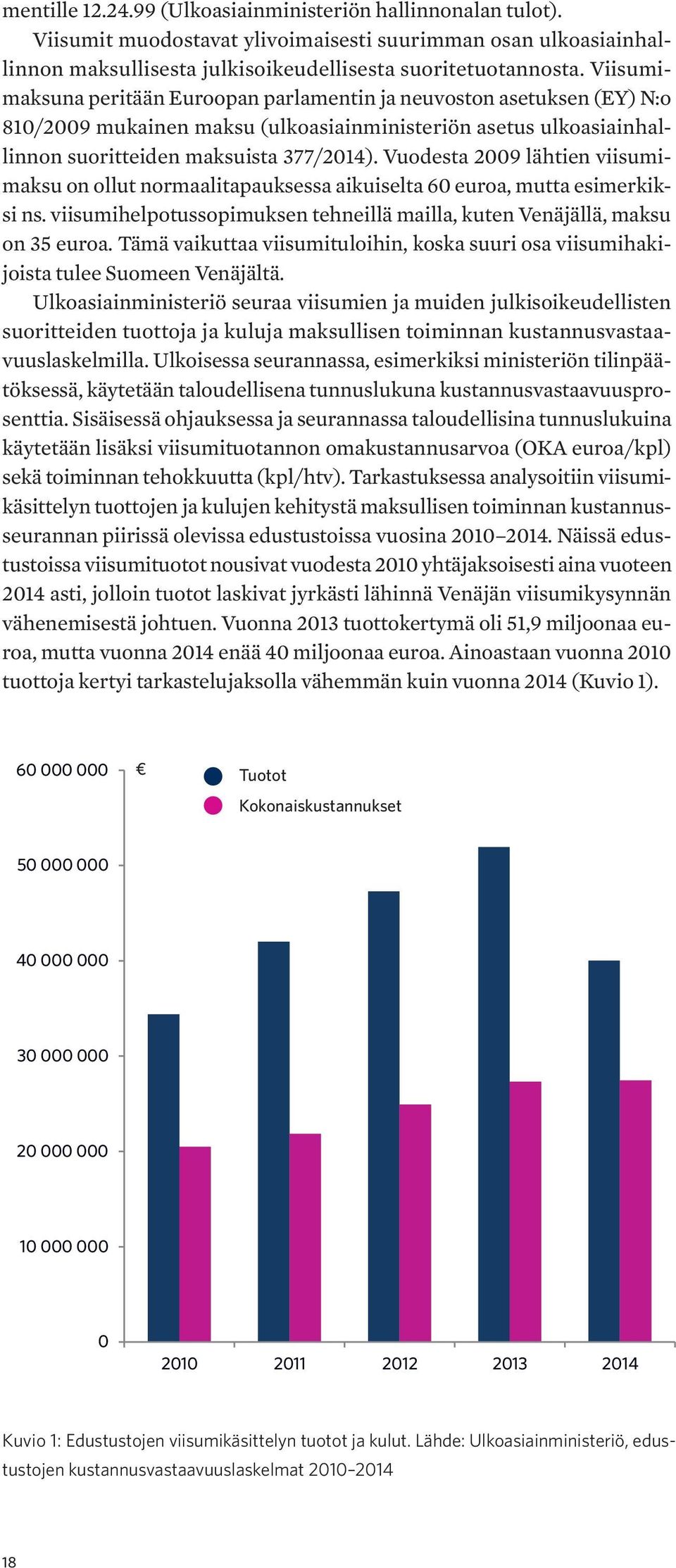 Vuodesta 2009 lähtien viisumimaksu on ollut normaalitapauksessa aikuiselta 60 euroa, mutta esimerkiksi ns. viisumihelpotussopimuksen tehneillä mailla, kuten Venäjällä, maksu on 35 euroa.