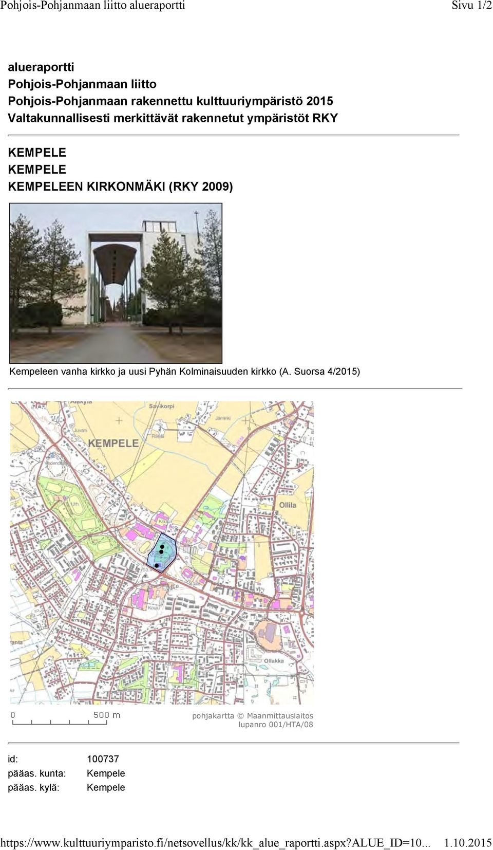 kirkko ja uusi Pyhän Kolminaisuuden kirkko (A.