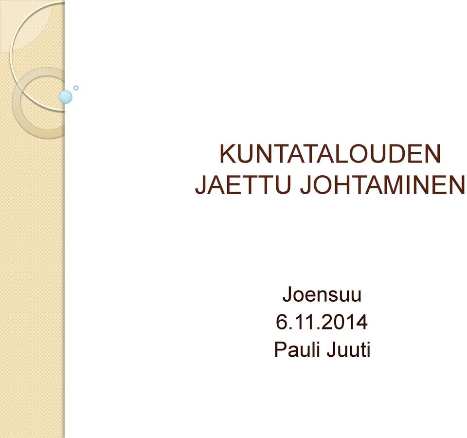 JOHTAMINEN