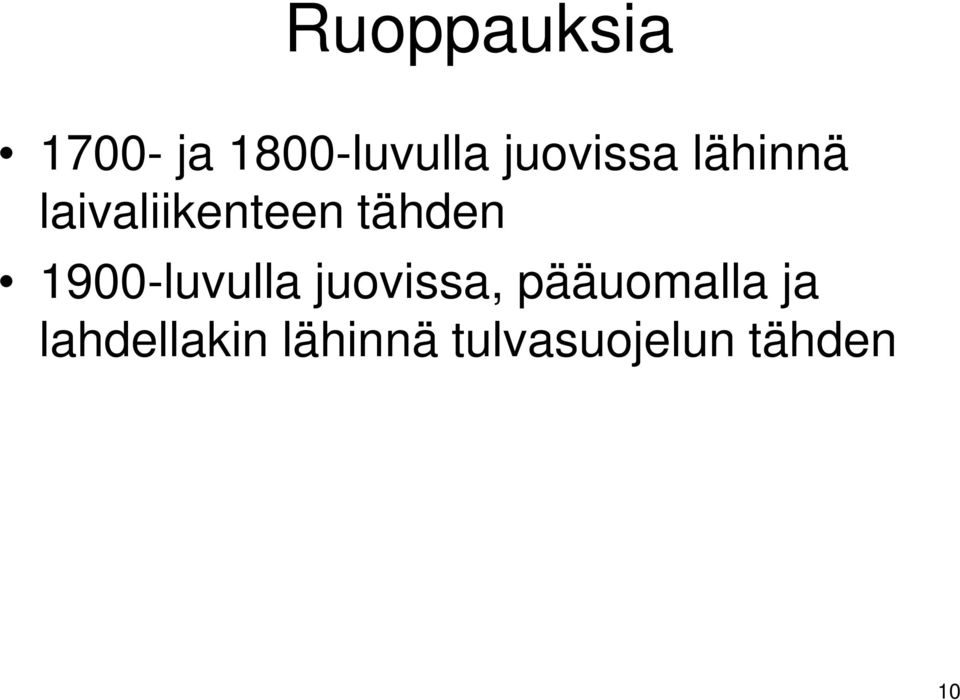 tähden 1900-luvulla juovissa,