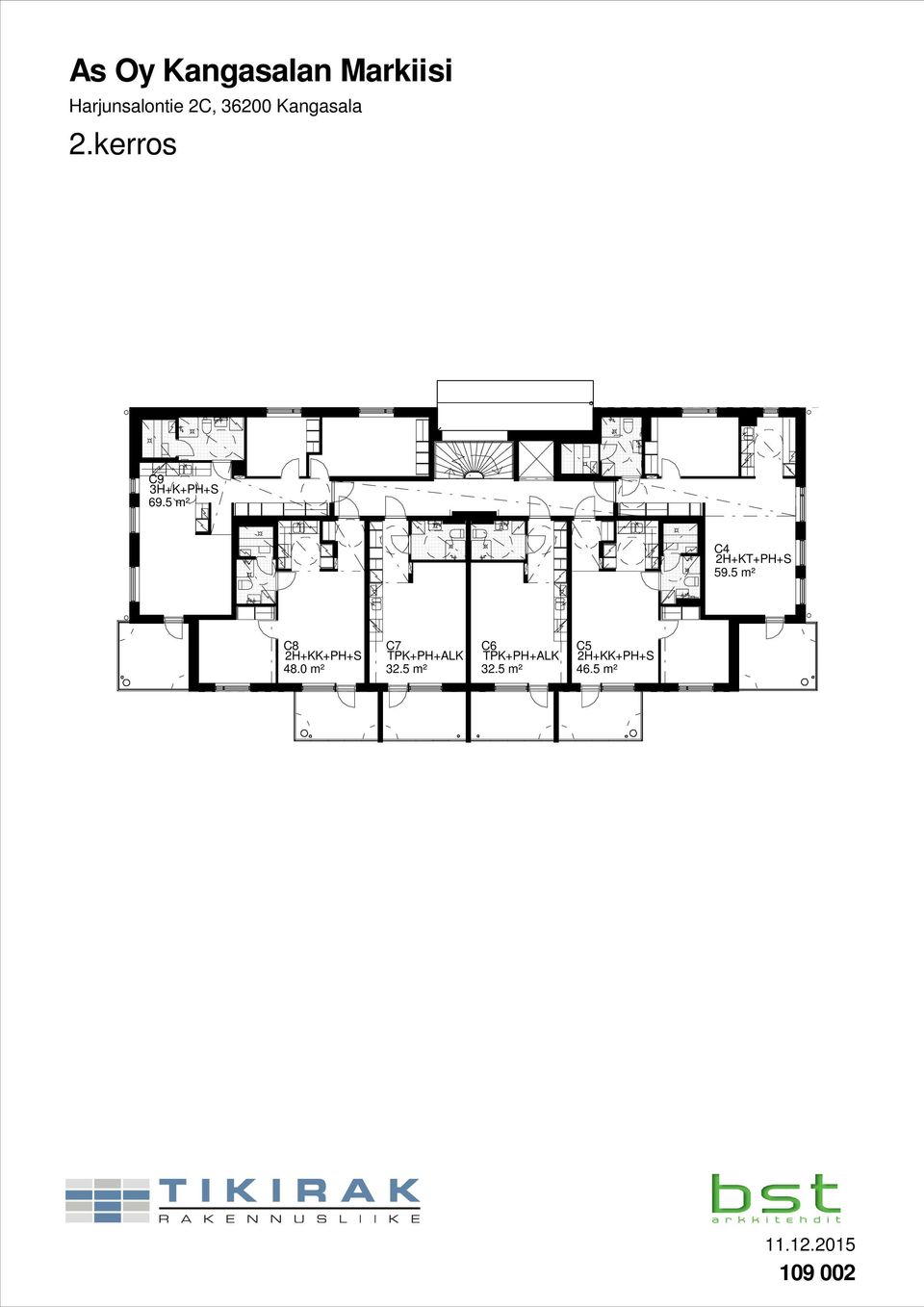 59.5 m² C8 48.