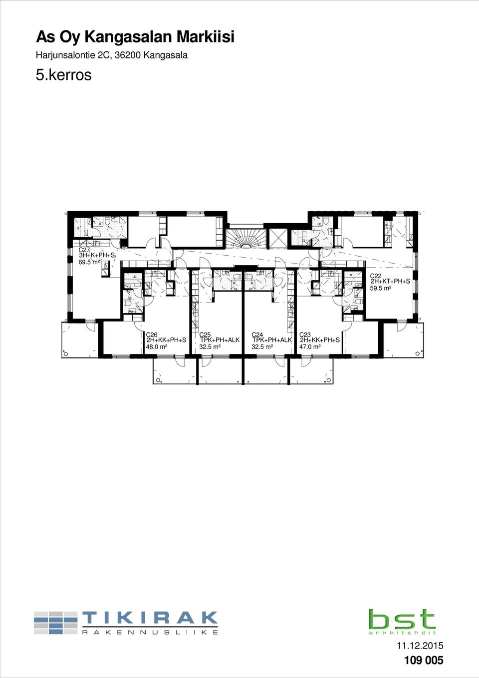 59.5 m² C26 48.