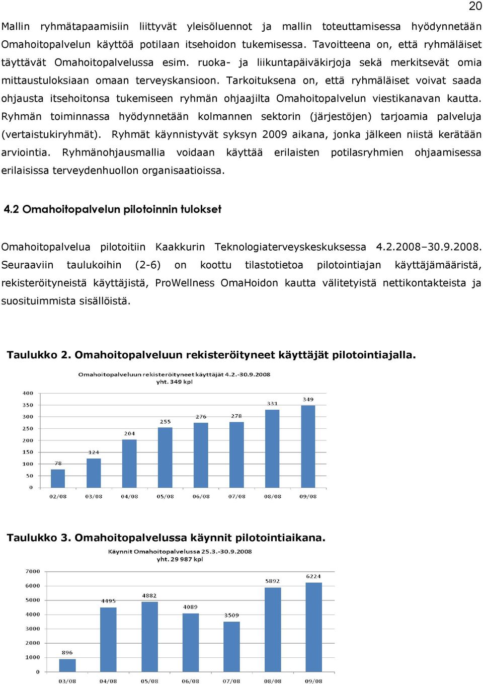 Tarkoituksena on, että ryhmäläiset voivat saada ohjausta itsehoitonsa tukemiseen ryhmän ohjaajilta Omahoitopalvelun viestikanavan kautta.