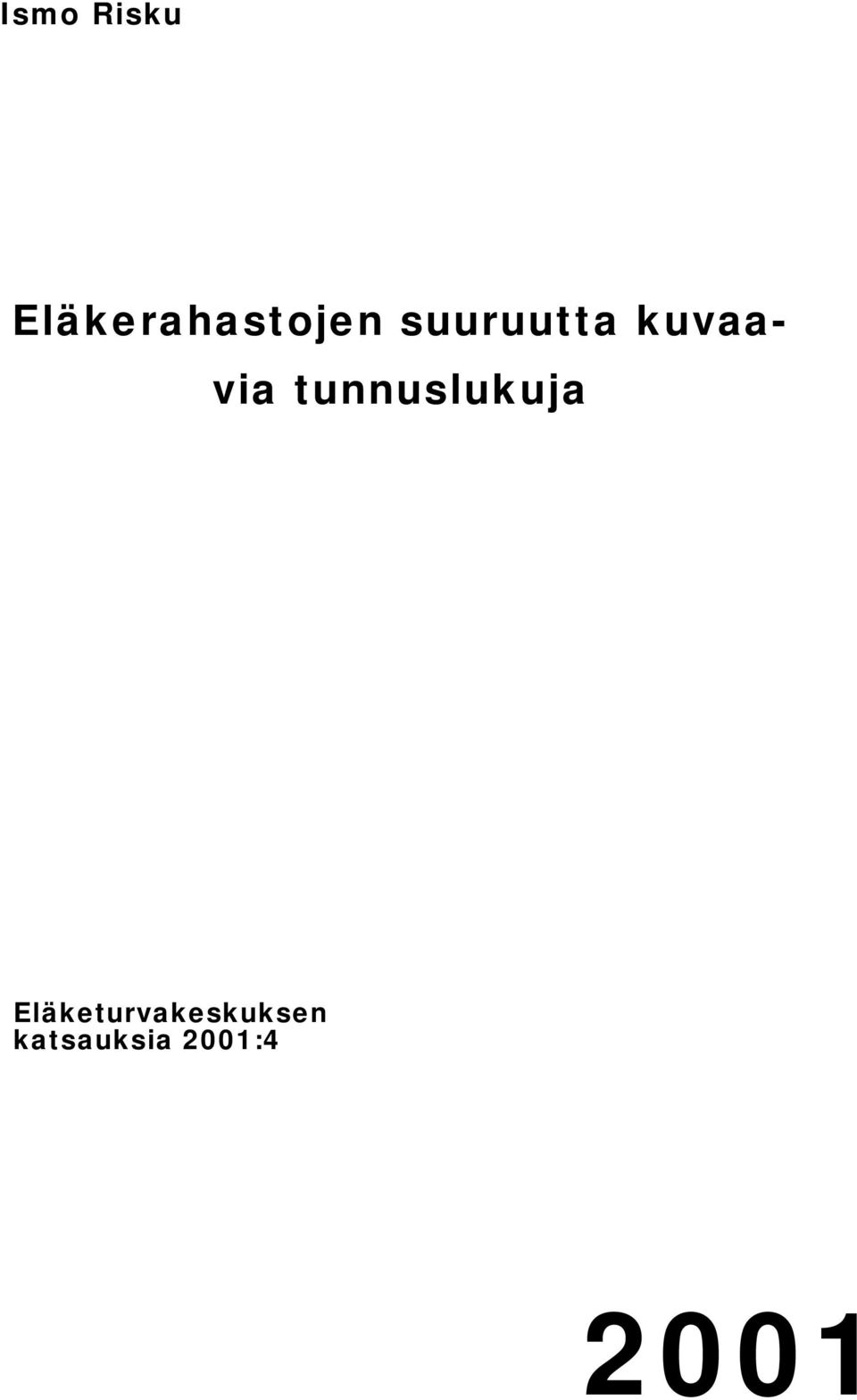 kuvaavia tunnuslukuja