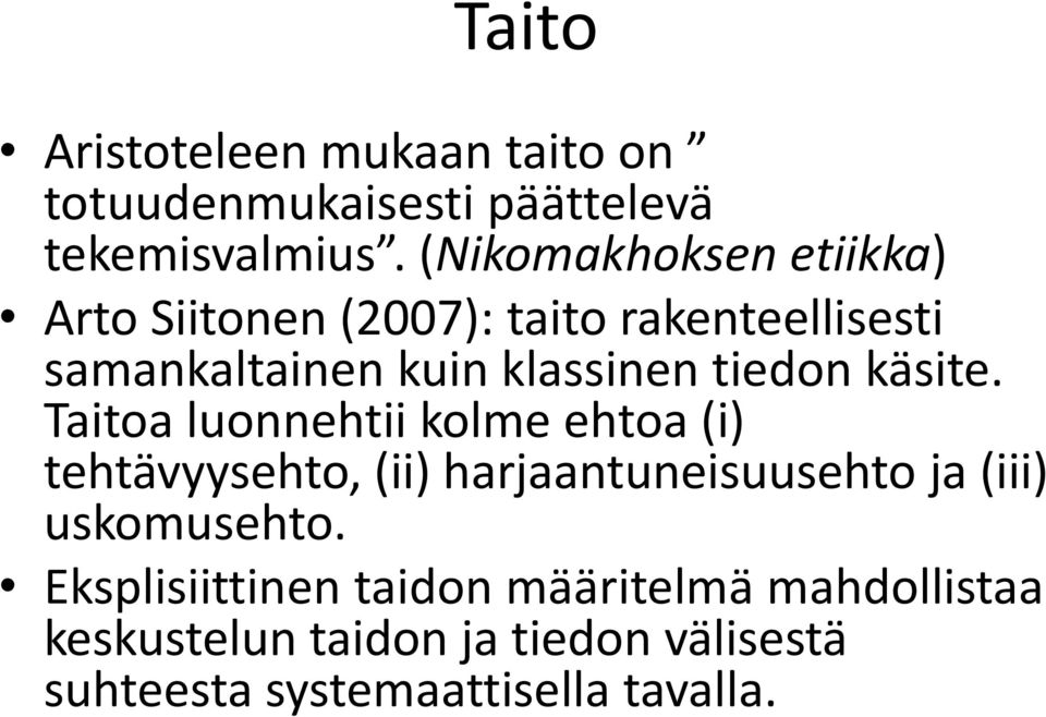 tiedon käsite.