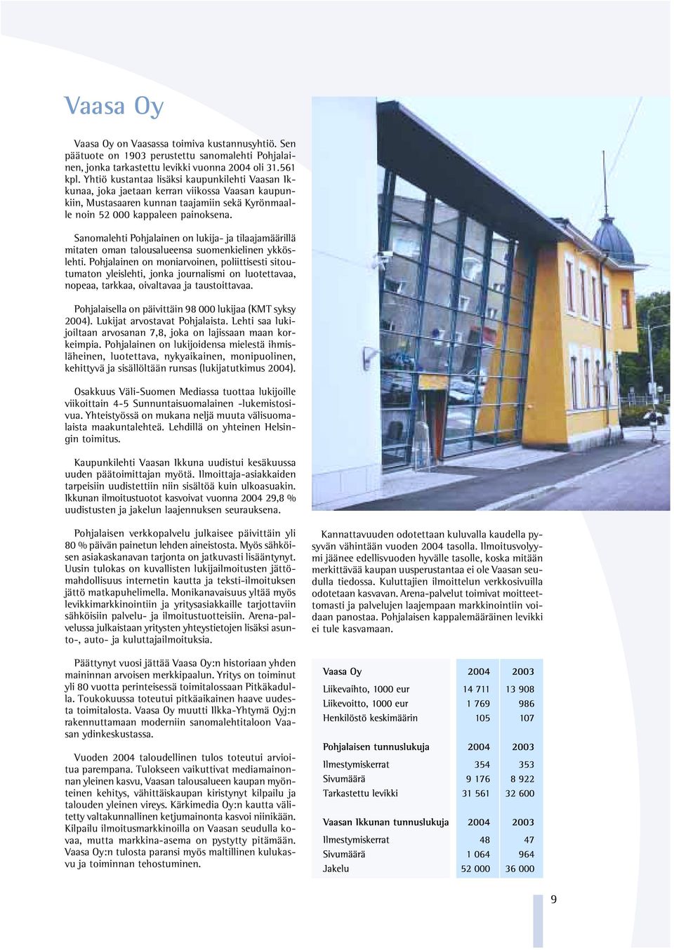 Sanomalehti Pohjalainen on lukija- ja tilaajamäärillä mitaten oman talousalueensa suomenkielinen ykköslehti.