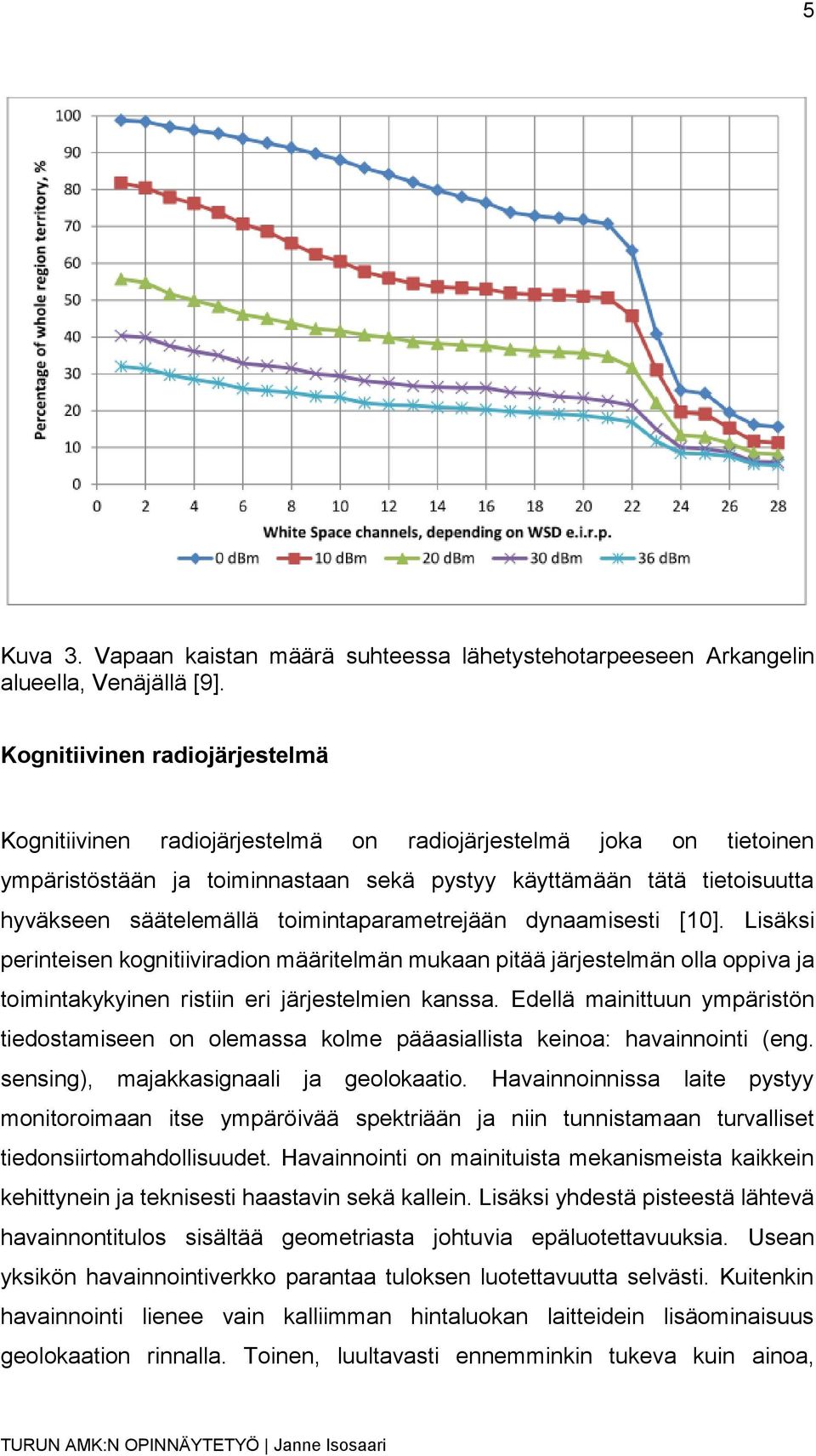 toimintaparametrejään dynaamisesti [10]. Lisäksi perinteisen kognitiiviradion määritelmän mukaan pitää järjestelmän olla oppiva ja toimintakykyinen ristiin eri järjestelmien kanssa.