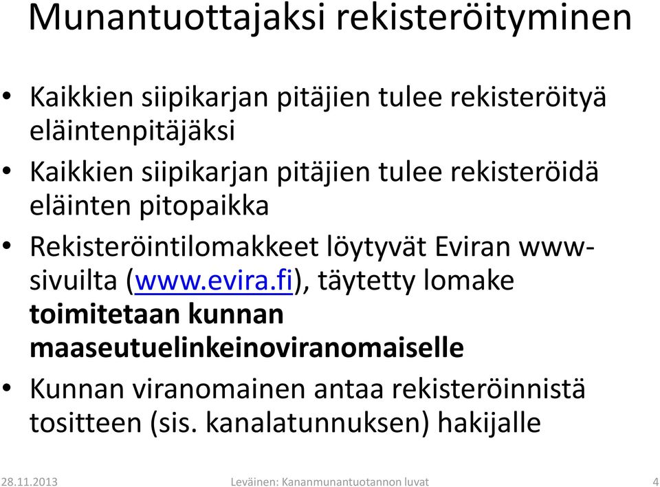 wwwsivuilta (www.evira.