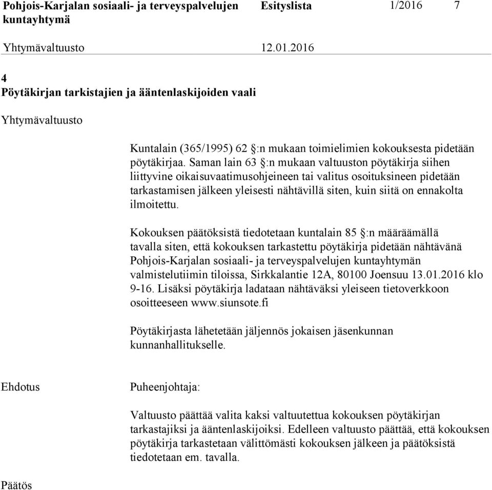 ilmoitettu.