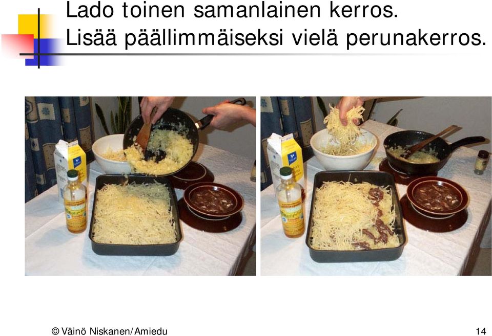 Lisää päällimmäiseksi