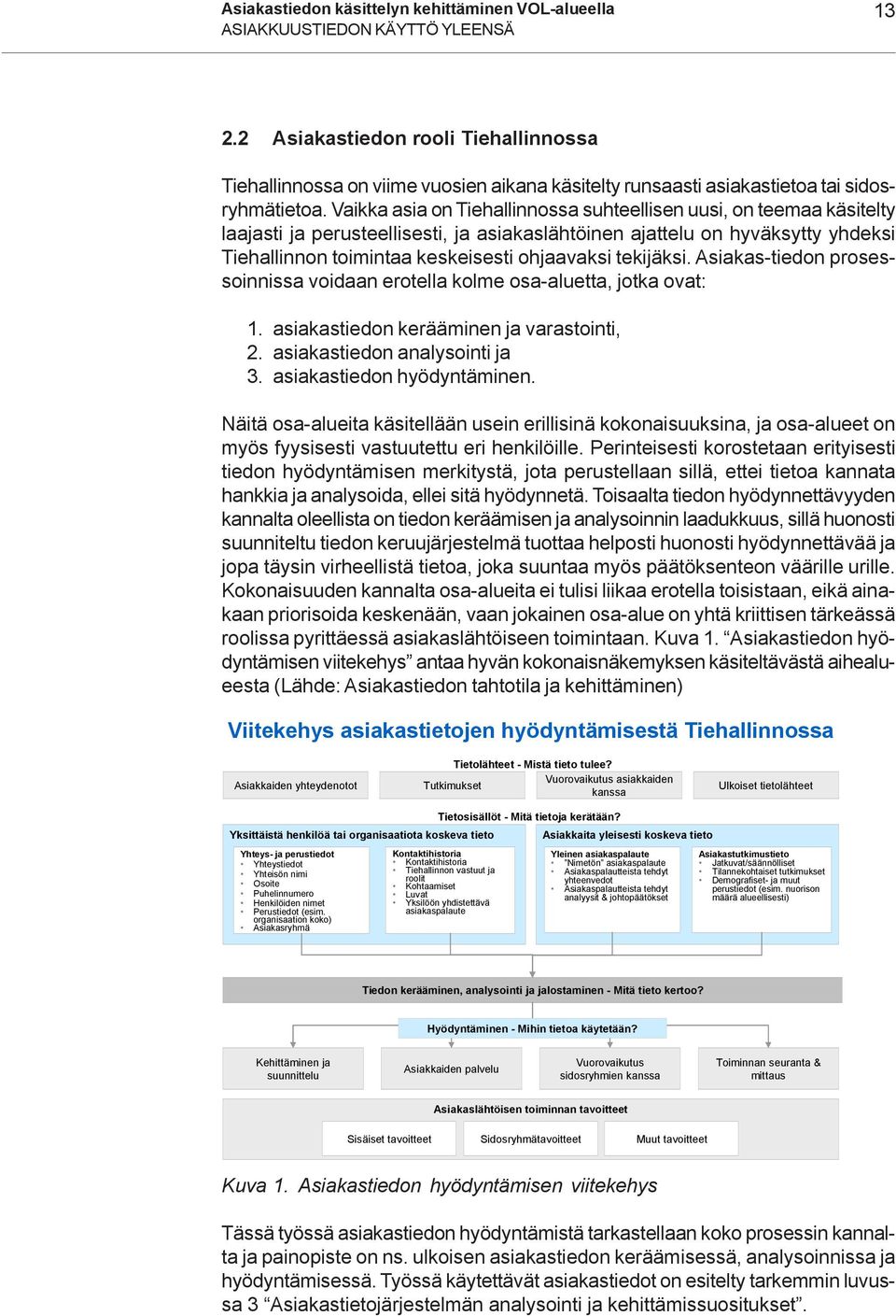 Vaikka asia on Tiehallinnossa suhteellisen uusi, on teemaa käsitelty laajasti ja perusteellisesti, ja asiakaslähtöinen ajattelu on hyväksytty yhdeksi Tiehallinnon toimintaa keskeisesti ohjaavaksi