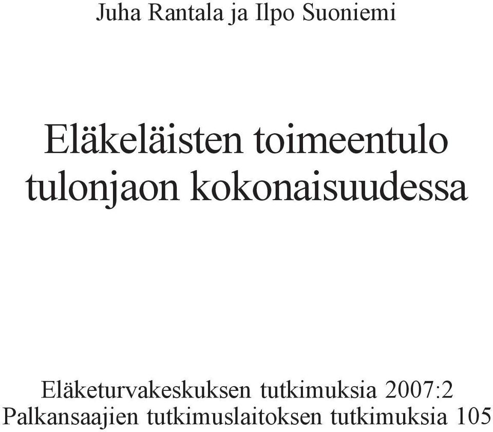 kokonaisuudessa Eläketurvakeskuksen