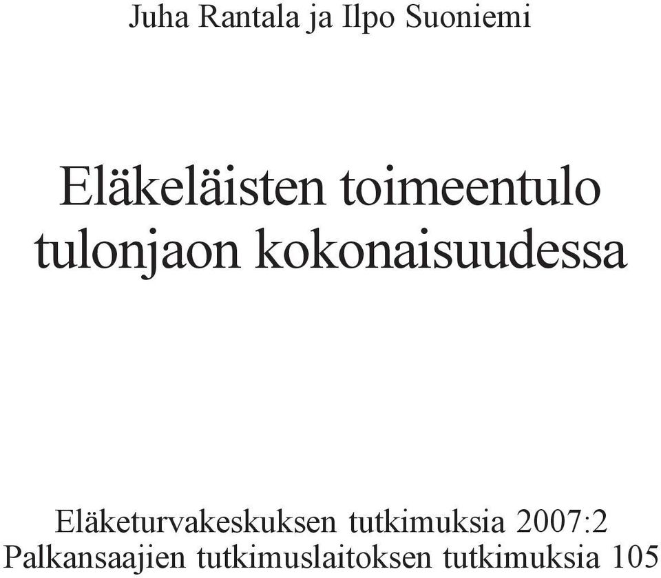 kokonaisuudessa Eläketurvakeskuksen