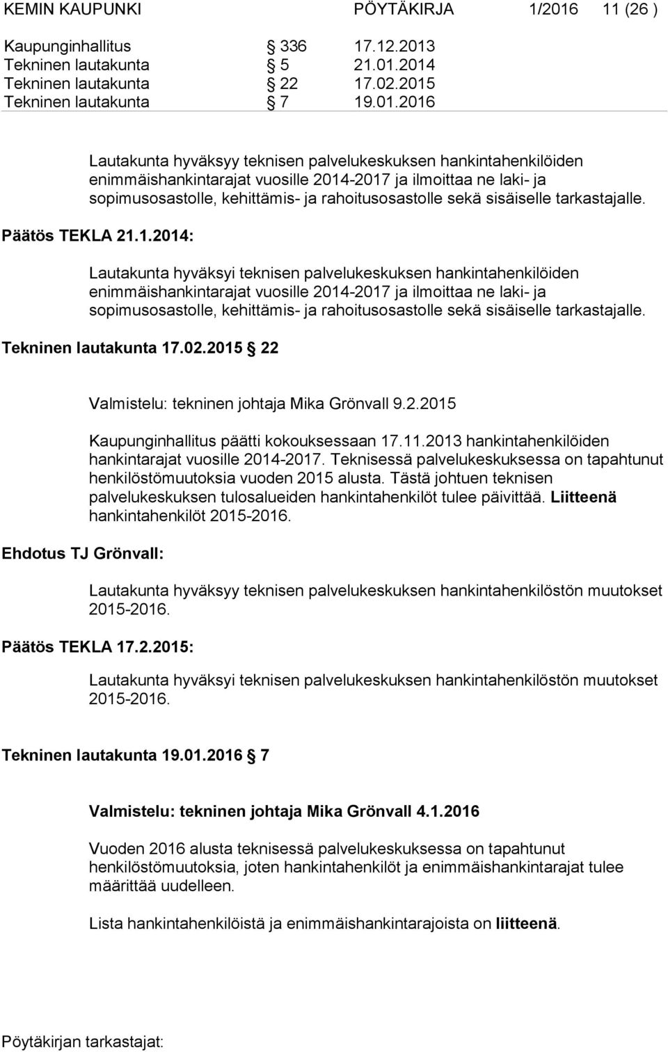 Tekninen lautakunta 5 21.01.