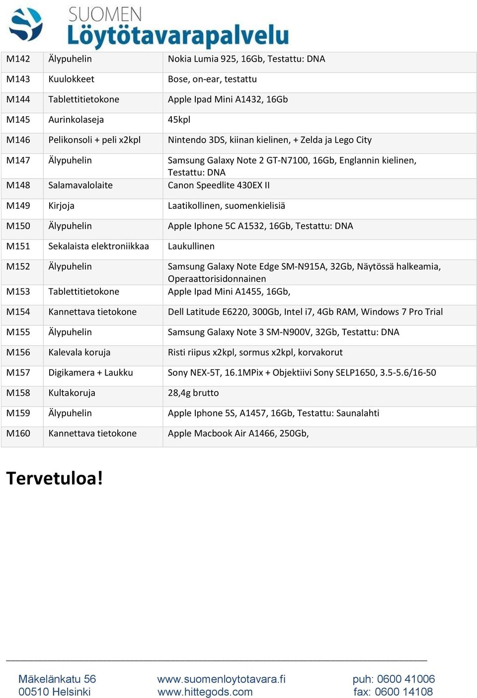Laatikollinen, suomenkielisiä M150 Älypuhelin Apple Iphone 5C A1532, 16Gb, Testattu: DNA M151 Sekalaista elektroniikkaa Laukullinen M152 Älypuhelin Samsung Galaxy Note Edge SM-N915A, 32Gb, Näytössä