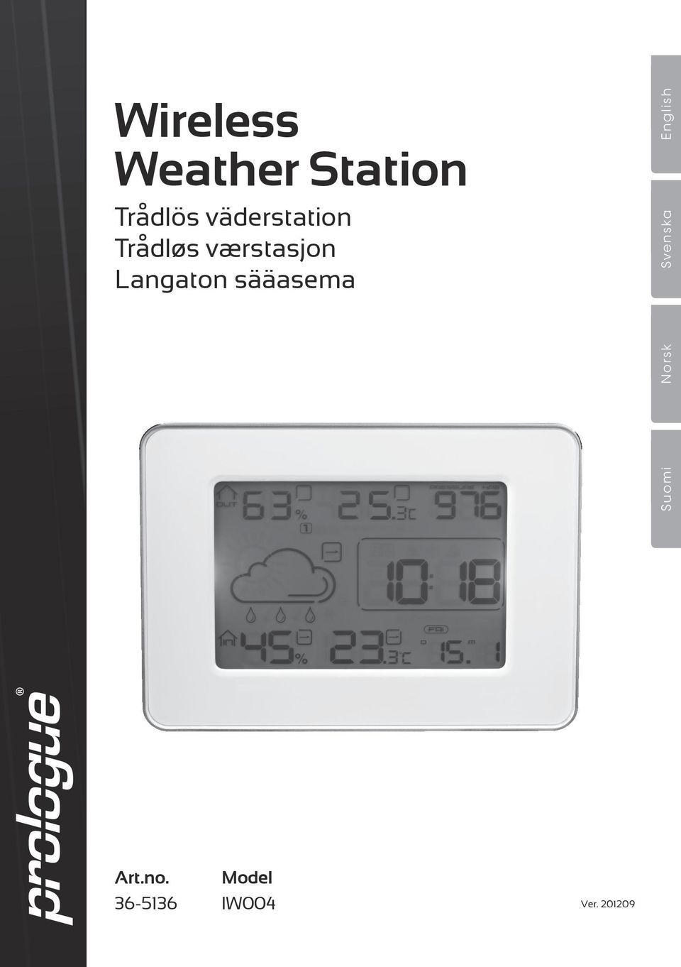 Langaton sääasema Suomi English Norsk