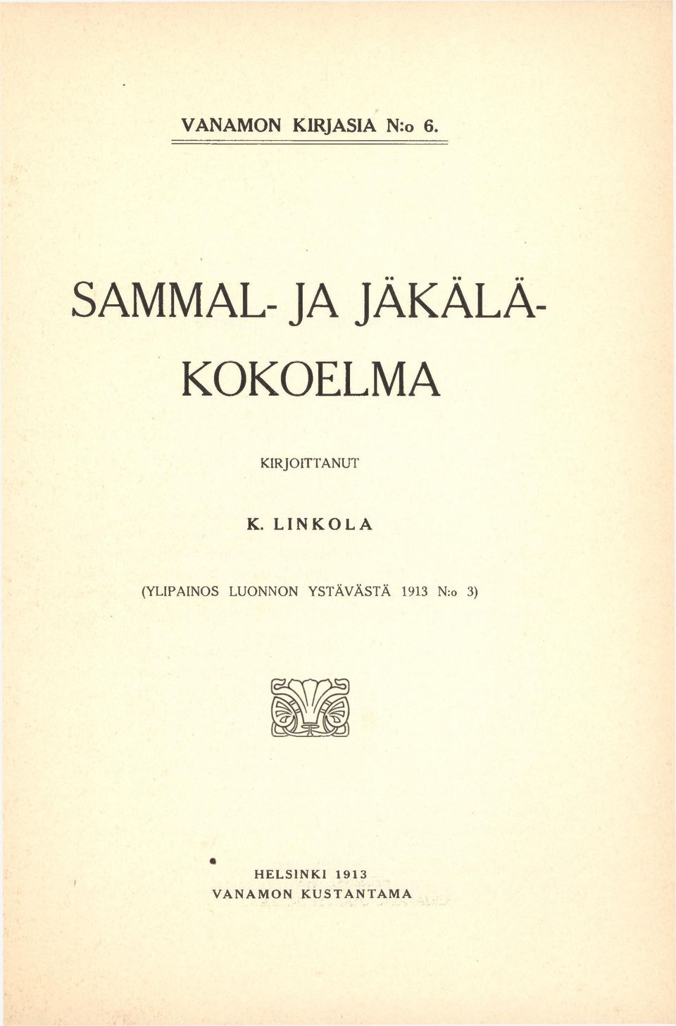 KIRJOITTANUT K.