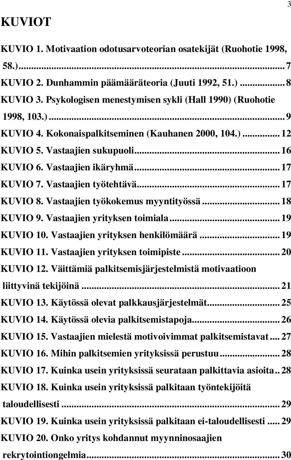 .. 17 KUVIO 7. Vastaajien työtehtävä... 17 KUVIO 8. Vastaajien työkokemus myyntityössä... 18 KUVIO 9. Vastaajien yrityksen toimiala... 19 KUVIO 10. Vastaajien yrityksen henkilömäärä... 19 KUVIO 11.