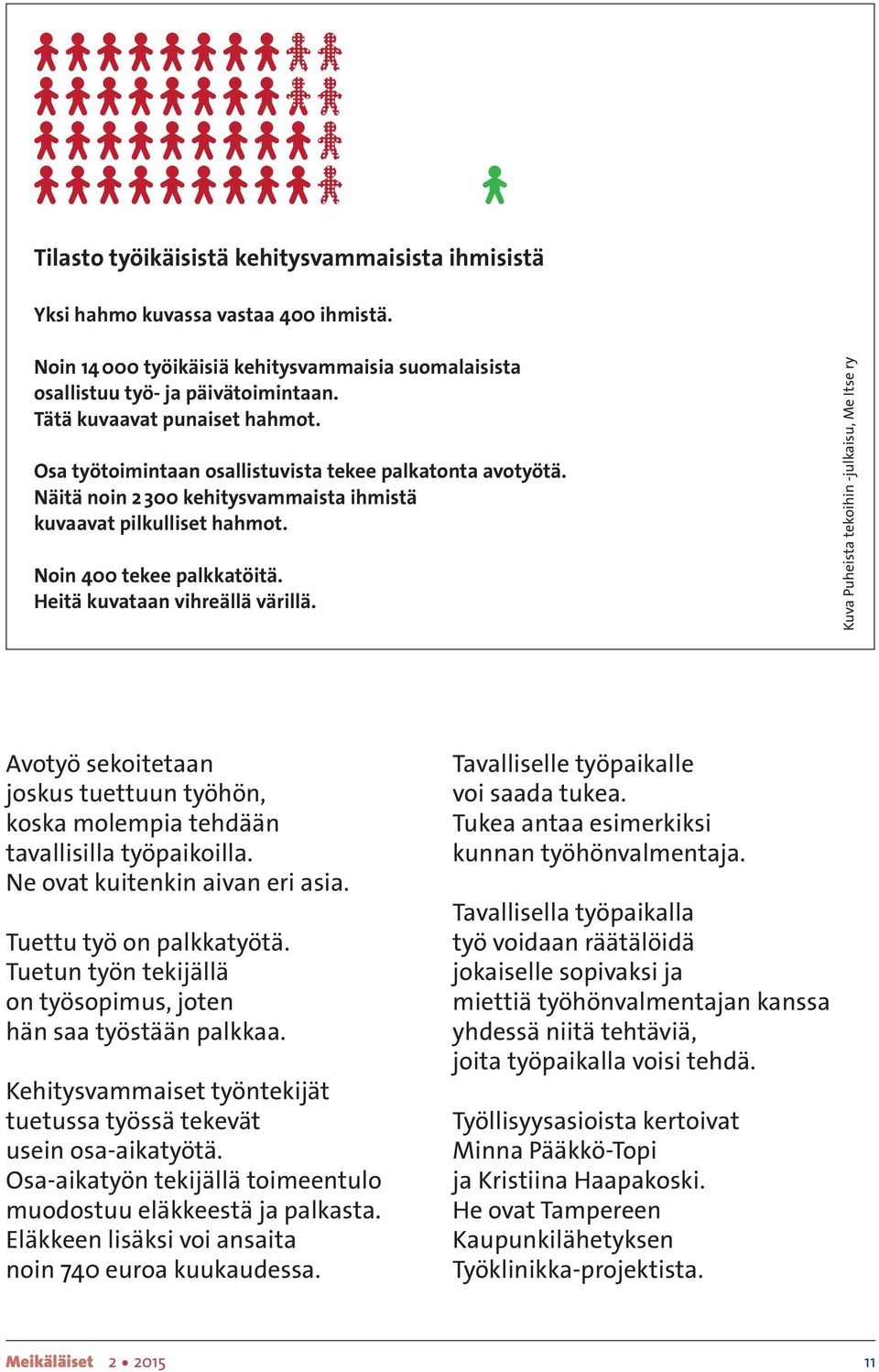 Avtyö sekitetaan jskus tuettuun työhön, kska mlempia tehdään tavallisilla työpaikilla. Ne vat kuitenkin aivan eri asia. Tuettu työ n palkkatyötä.