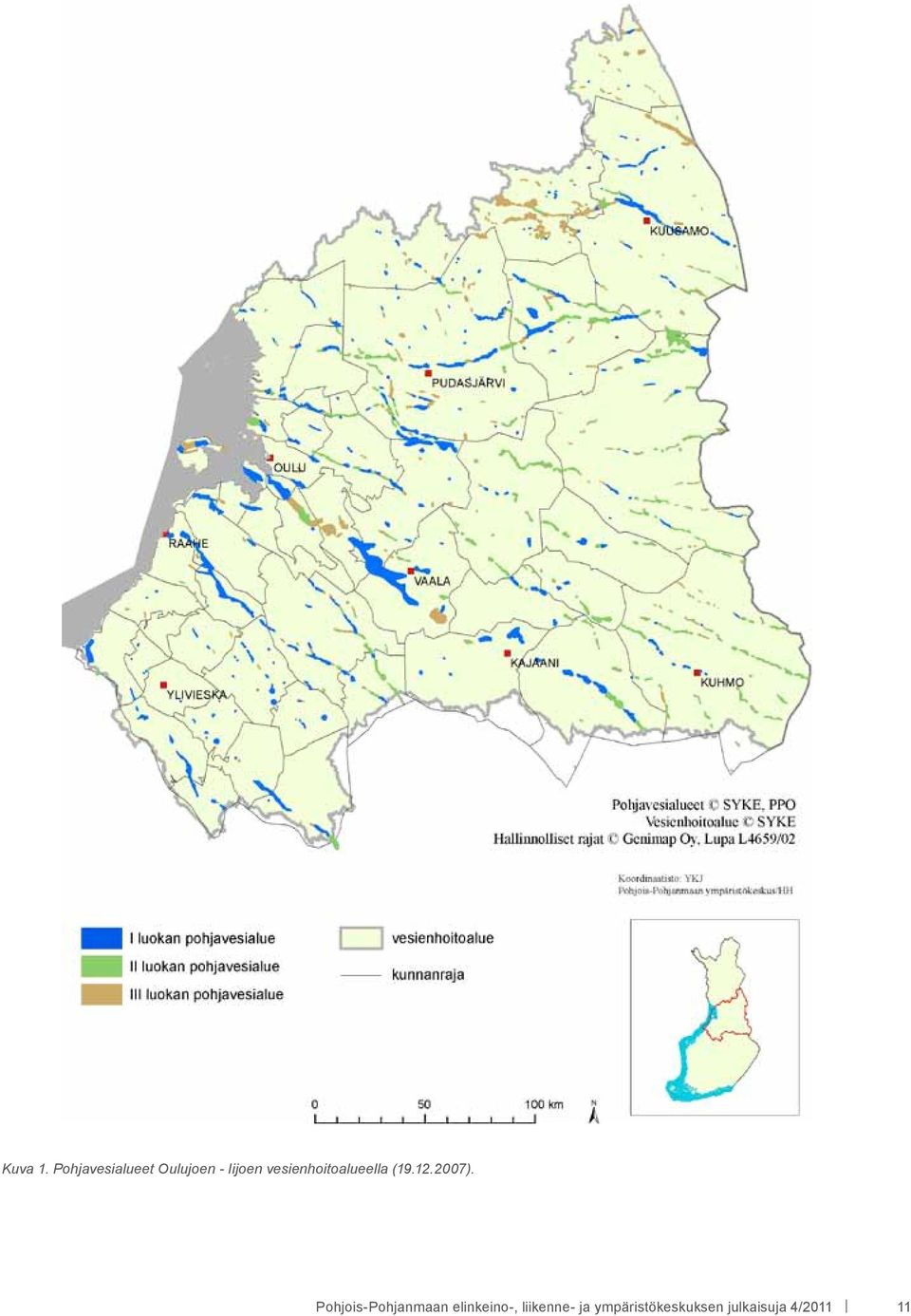 vesienhoitoalueella (19.12.2007).