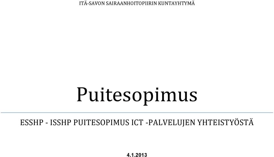 ESSHP - ISSHP PUITESOPIMUS