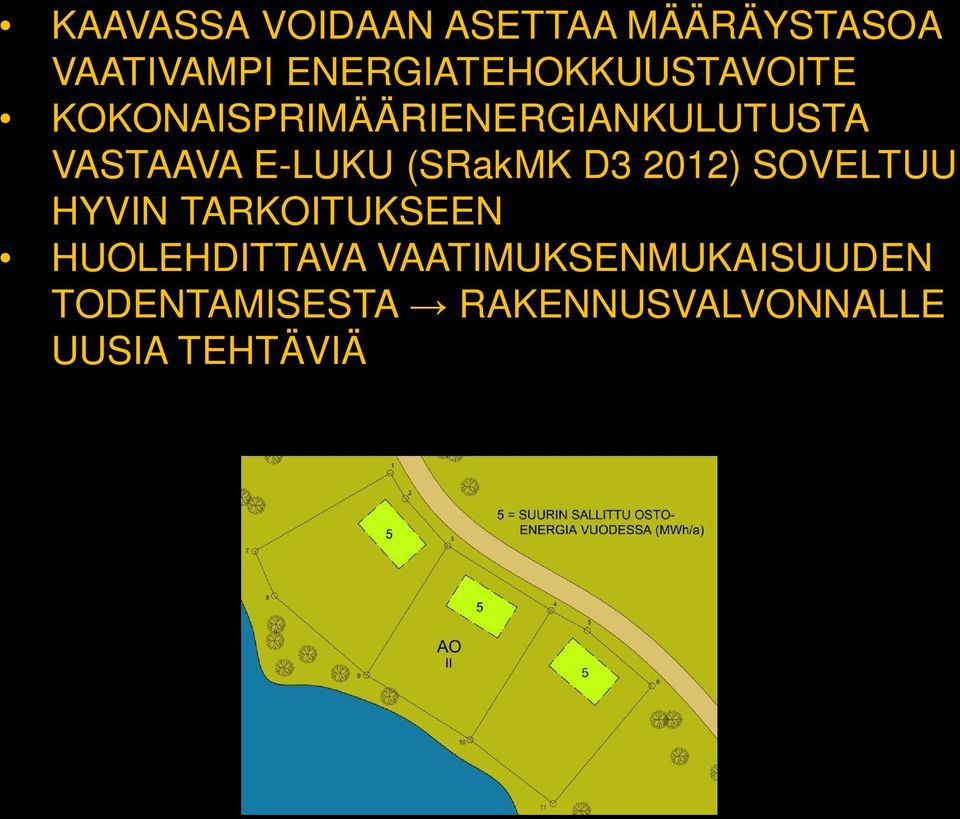 VASTAAVA E-LUKU (SRakMK D3 2012) SOVELTUU HYVIN TARKOITUKSEEN