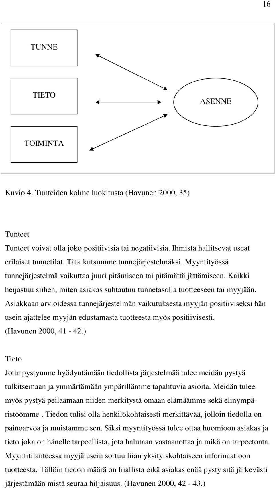 Kaikki heijastuu siihen, miten asiakas suhtautuu tunnetasolla tuotteeseen tai myyjään.