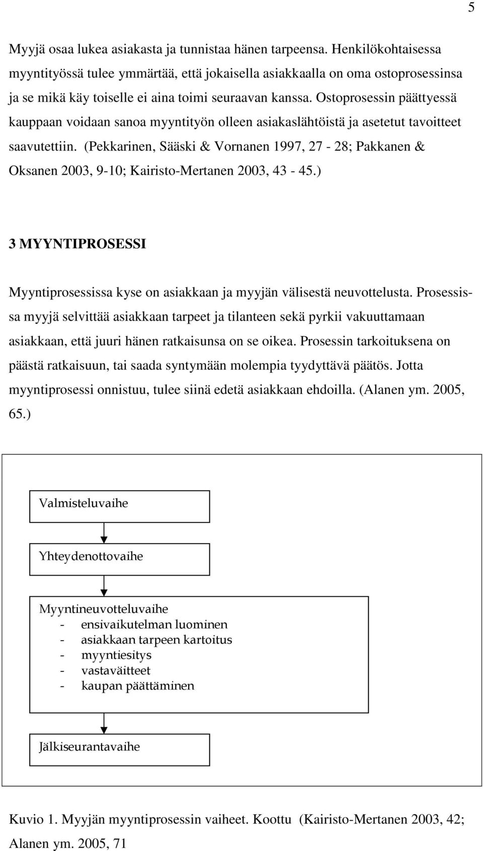 Ostoprosessin päättyessä kauppaan voidaan sanoa myyntityön olleen asiakaslähtöistä ja asetetut tavoitteet saavutettiin.