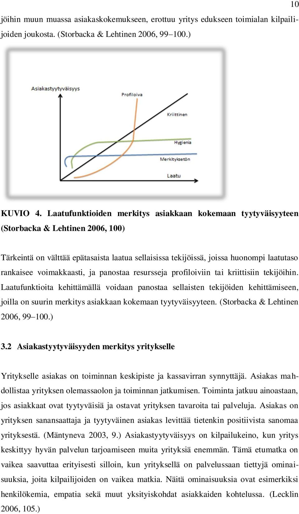 voimakkaasti, ja panostaa resursseja profiloiviin tai kriittisiin tekijöihin.