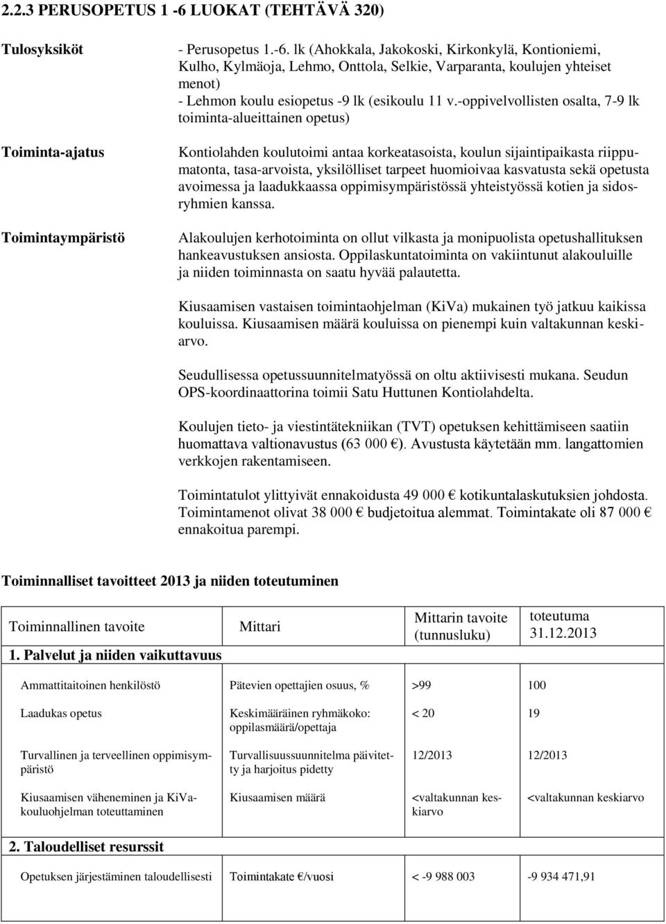 kasvatusta sekä opetusta avoimessa ja laadukkaassa oppimisympäristössä yhteistyössä kotien ja sidosryhmien kanssa.