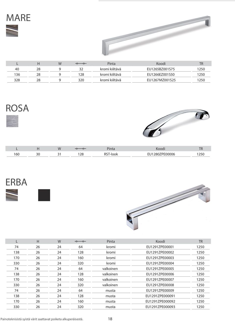 EU1291ZPE00005 1250 138 26 24 128 valkoinen EU1291ZPE00006 1250 170 26 24 160 valkoinen EU1291ZPE00007 1250 330 26 24 320 valkoinen EU1291ZPE00008 1250 74 26 24 64 musta EU1291ZPE00009 1250