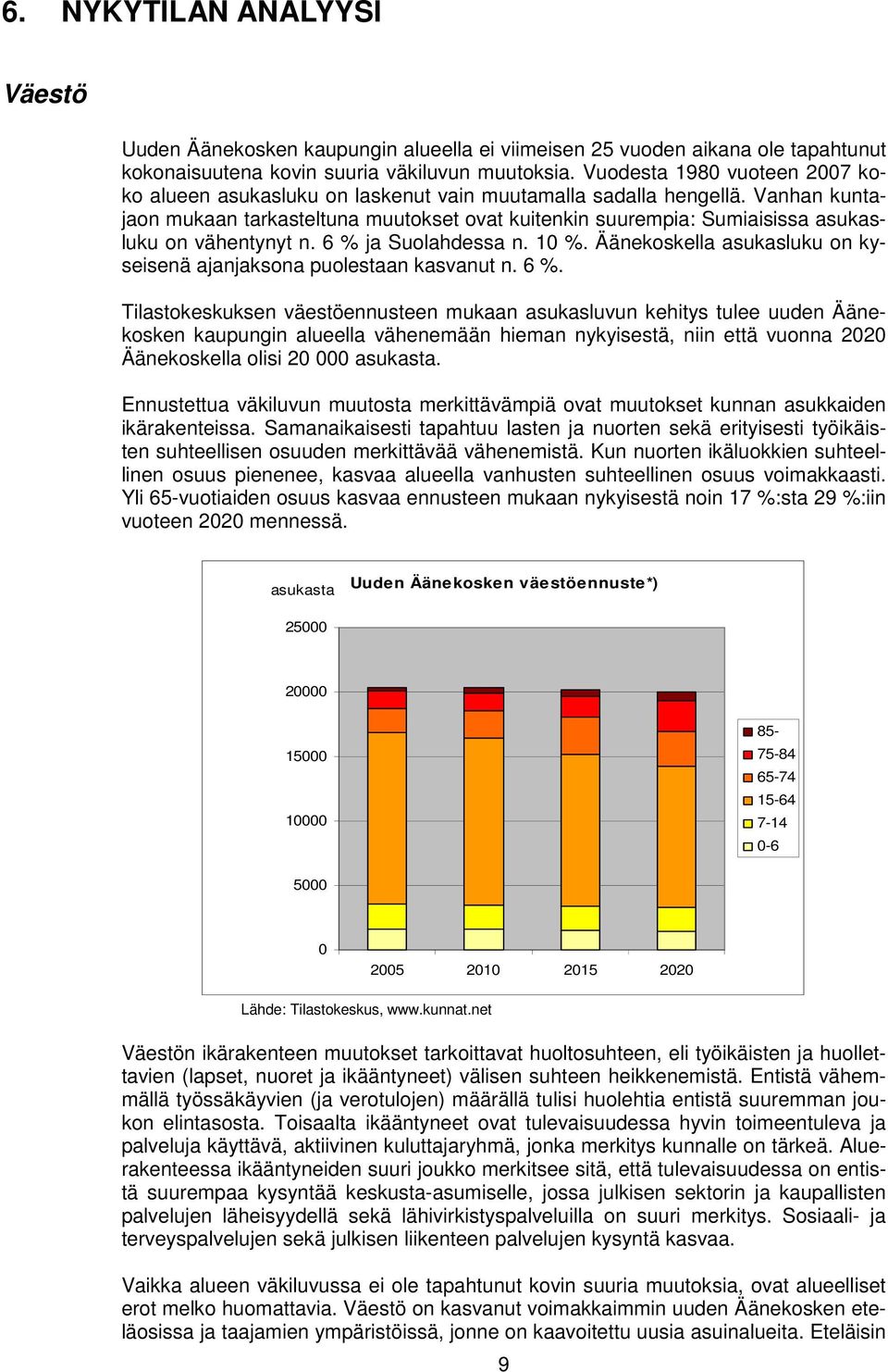 Vanhan kuntajaon mukaan tarkasteltuna muutokset ovat kuitenkin suurempia: Sumiaisissa asukasluku on vähentynyt n. 6 % ja Suolahdessa n. 10 %.