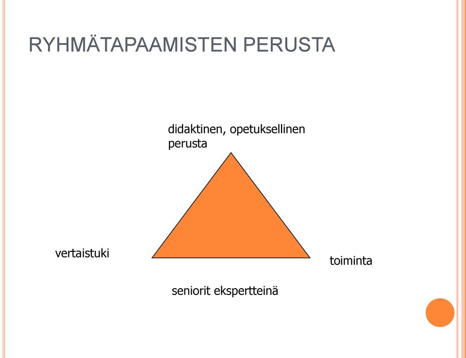 opetuksellinen perusta