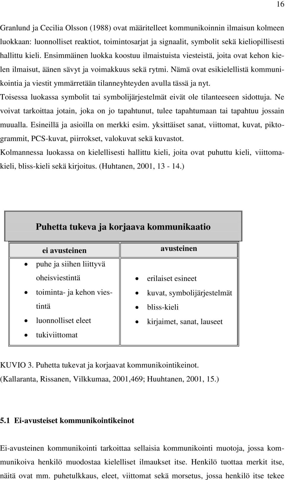 Nämä ovat esikielellistä kommunikointia ja viestit ymmärretään tilanneyhteyden avulla tässä ja nyt. Toisessa luokassa symbolit tai symbolijärjestelmät eivät ole tilanteeseen sidottuja.