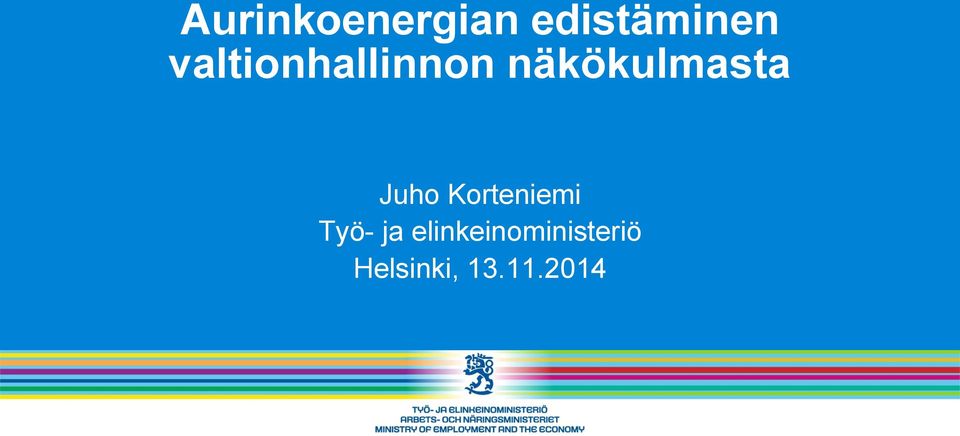 Juho Korteniemi Työ- ja