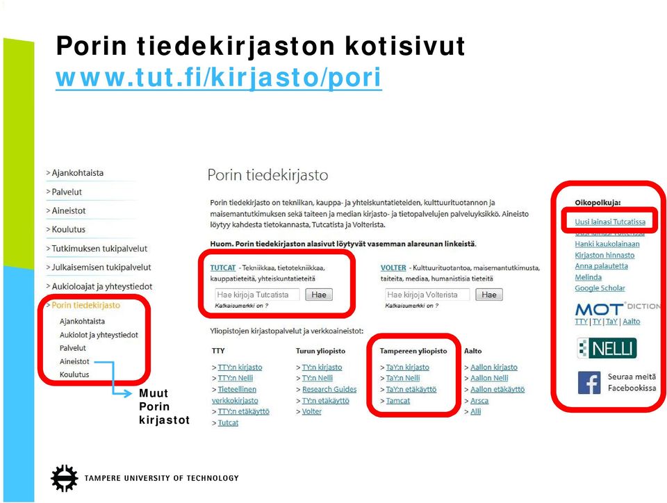 kotisivut www.tut.