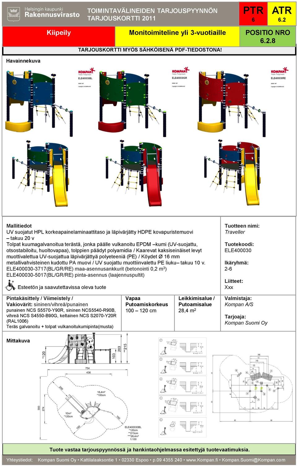 muottiinvalettu PE liuku takuu 10 v.