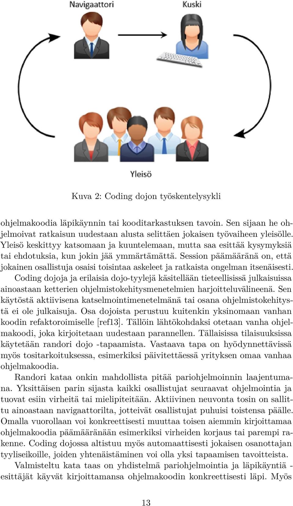 Session päämääränä on, että jokainen osallistuja osaisi toisintaa askeleet ja ratkaista ongelman itsenäisesti.